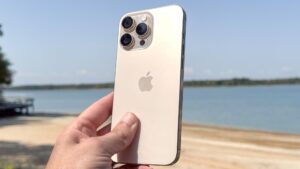 iPhone 16 Pro Max camera system highlighting the advanced periscope zoom lens and improved sensor array